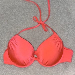 Coral Push Up Bikini Top